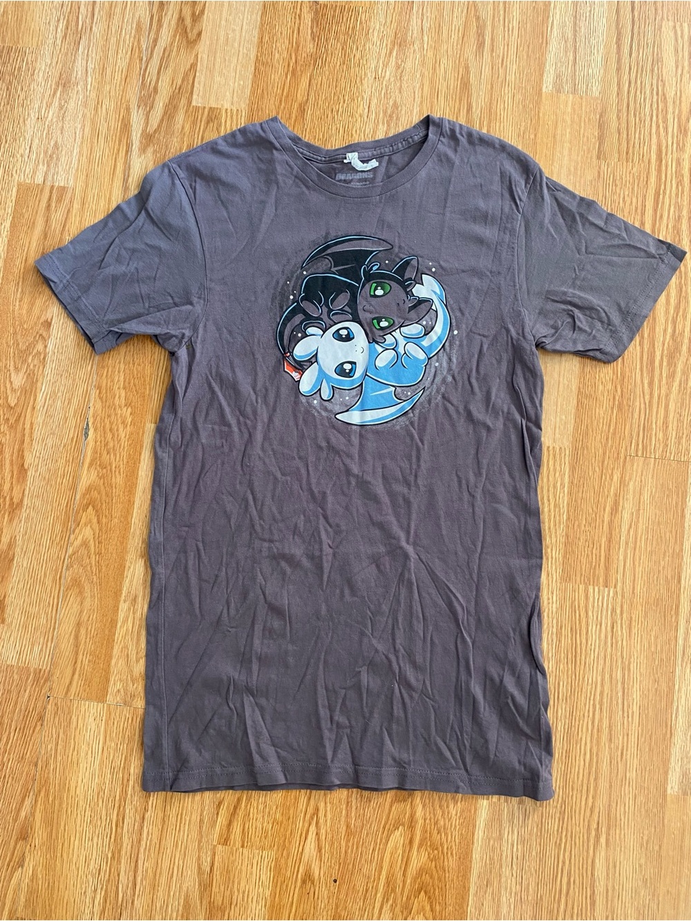 5 for $25! Gray Graphic How To Train Your Dragon Men’s T-Shirt